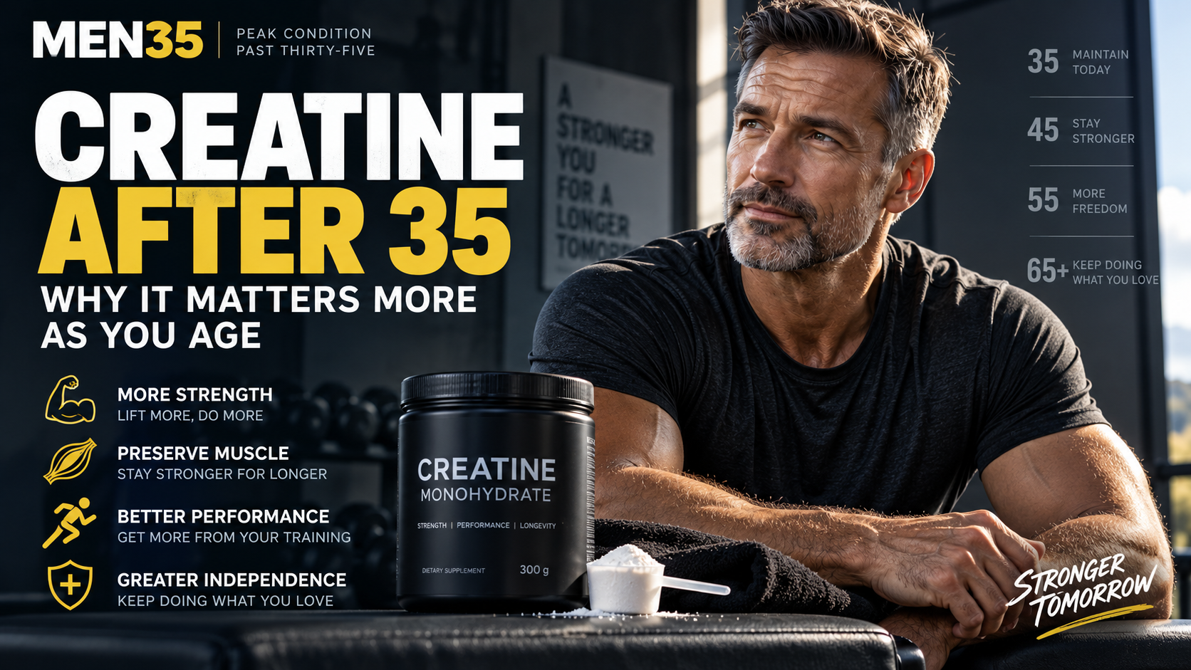 Creatine After 35: Why It Matters More as You Age
