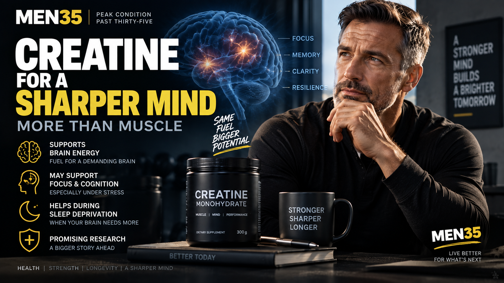 Creatine and the Brain: The Benefit Most Men Don't Know About
