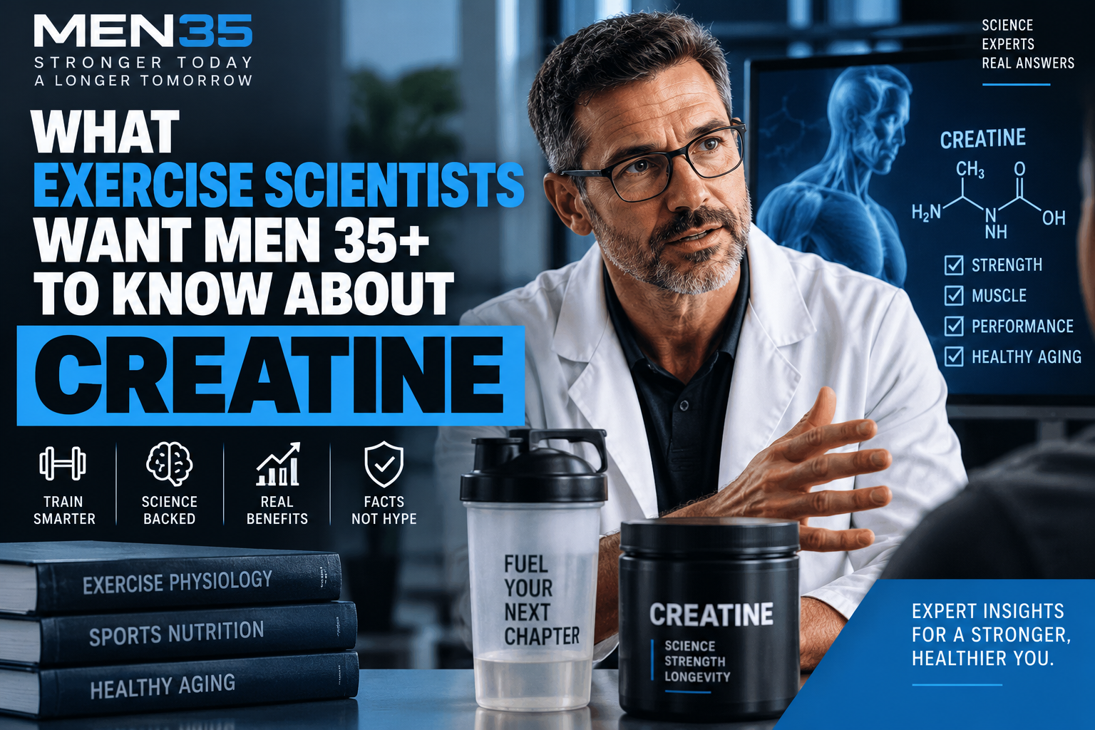 WHAT EXERCISE SCIENTISTS WANT 35+ TO KNOW ABOUT CREATINE