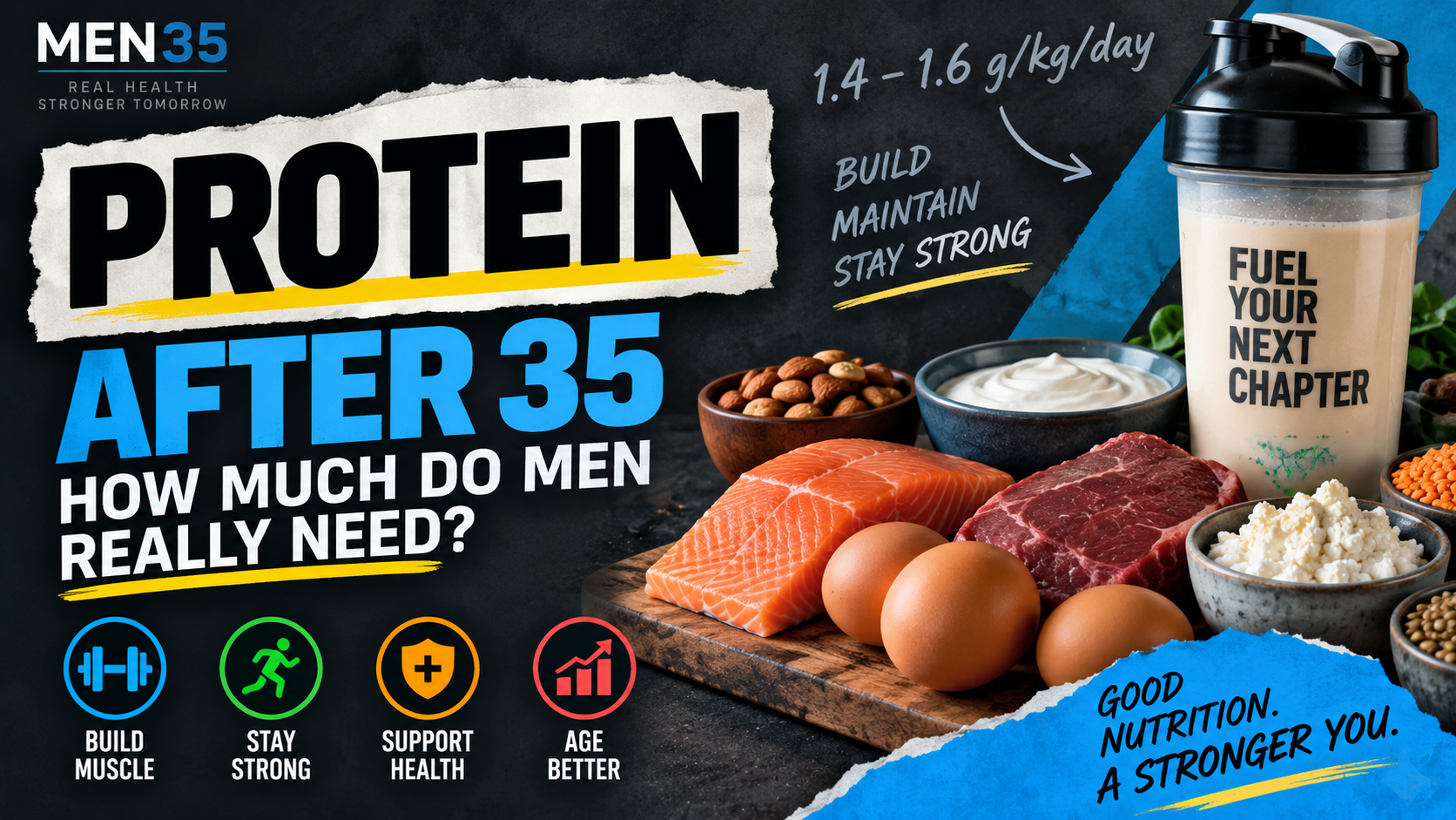 PROTEIN AFTER 35: HOW MUCH DO MEN REALLY NEED?