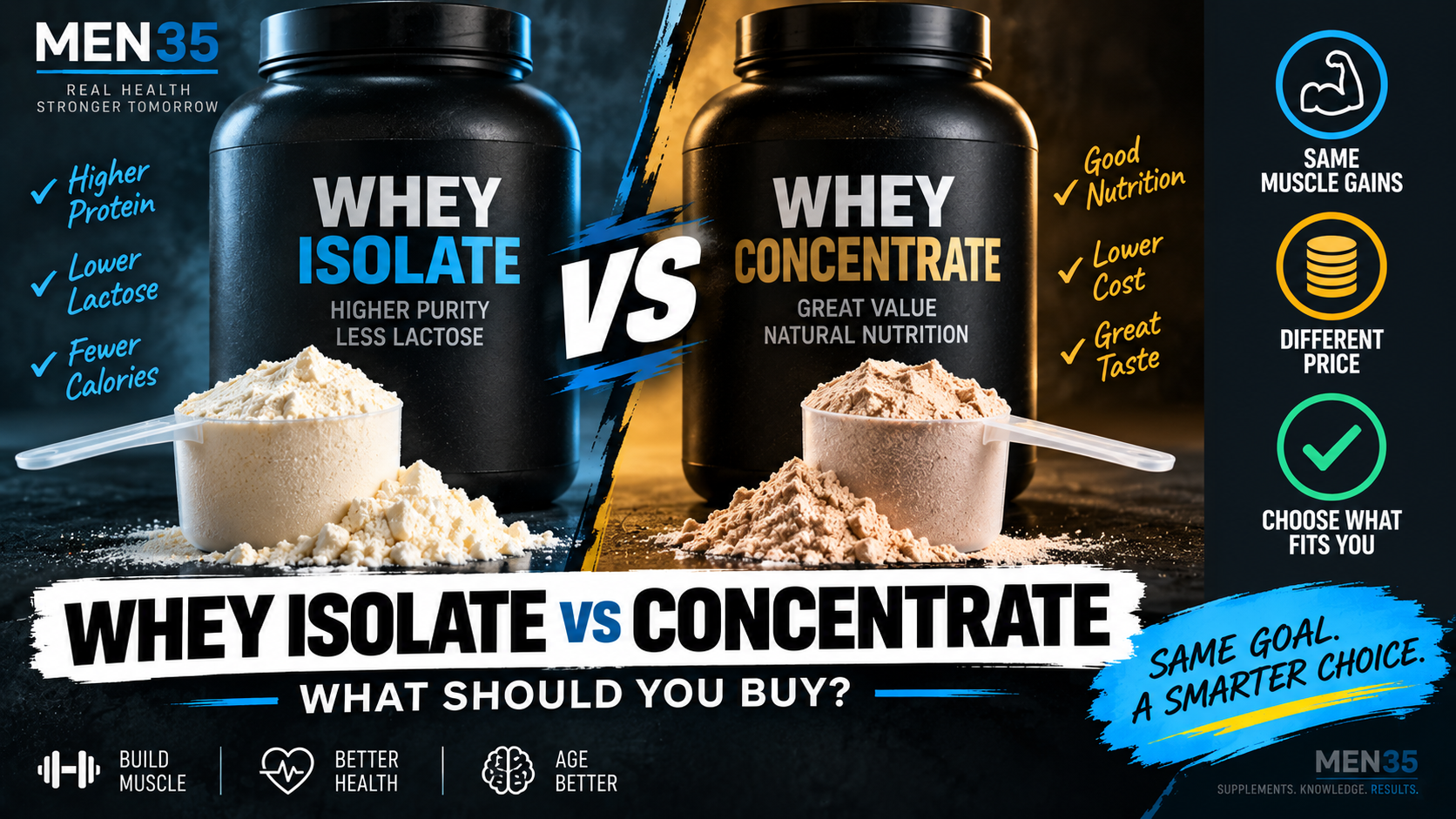 WHEY ISOLATE VS CONCENTRATE: WHAT SHOULD YOU BUY?