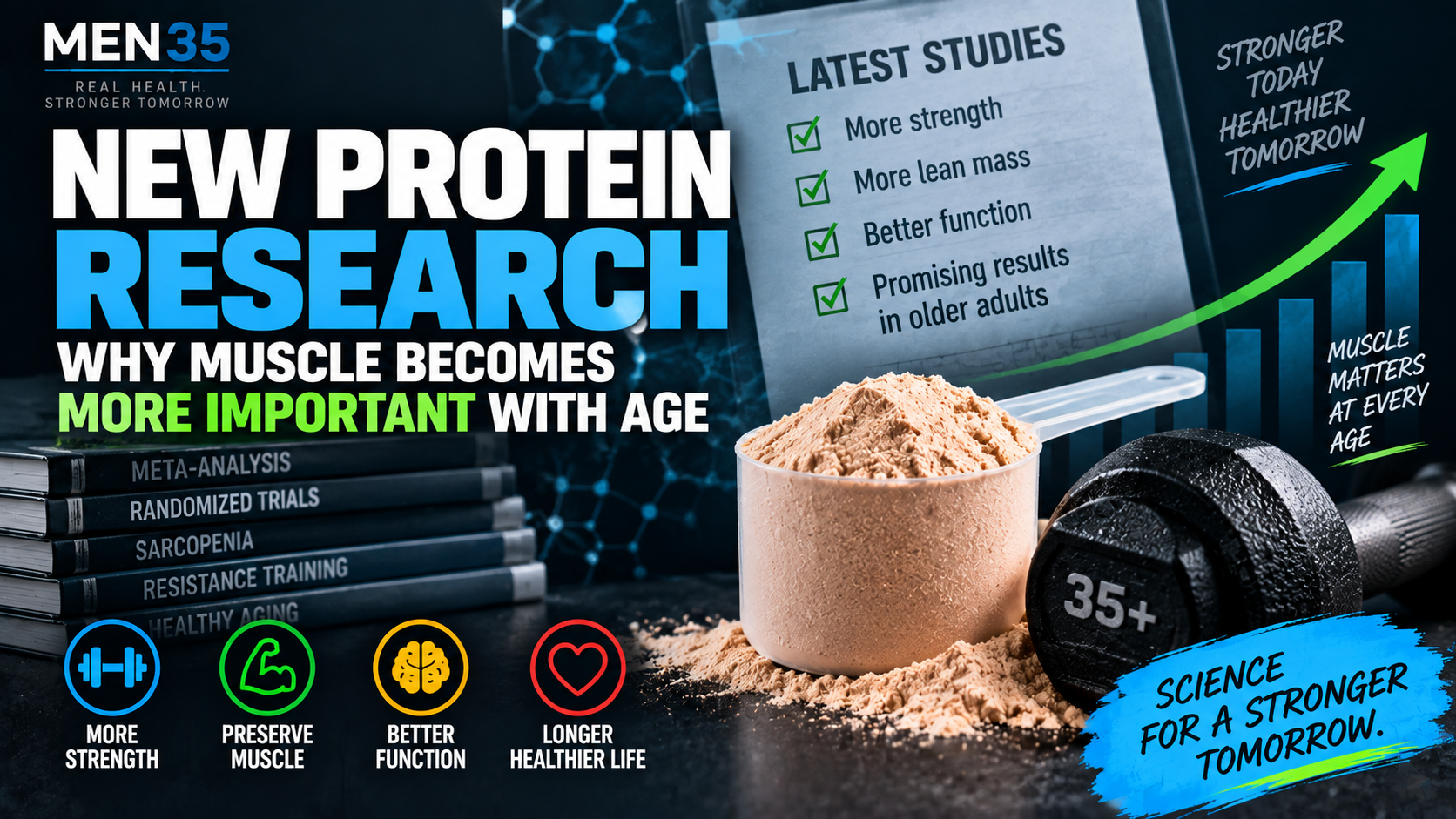 NEW PROTEIN RESEARCH: WHY MUSCLE BECOMES MORE IMPORTANT WITH AGE